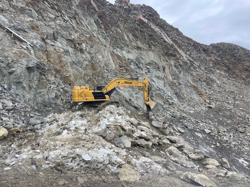 Bauarbeiten und Sperre Eisjoch
