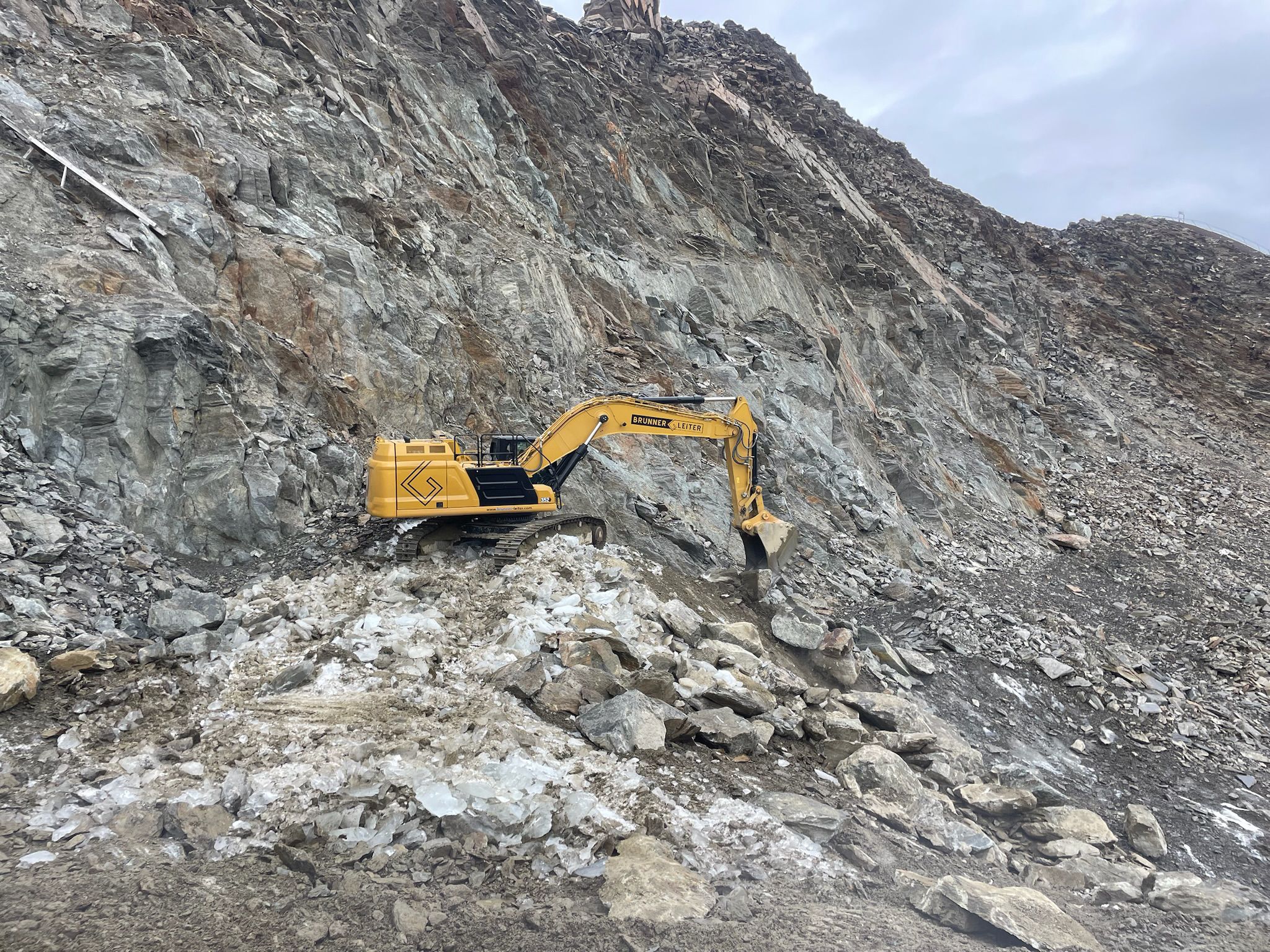 Bauarbeiten und Sperre Eisjoch