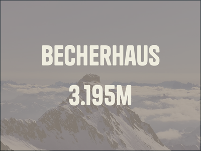 Becherhaus, 3195m