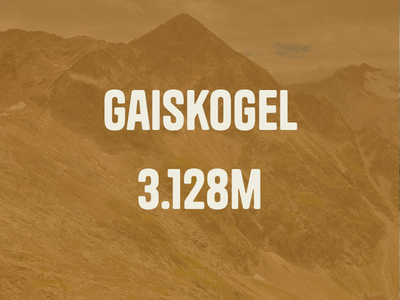 Gaiskogel, 3128m