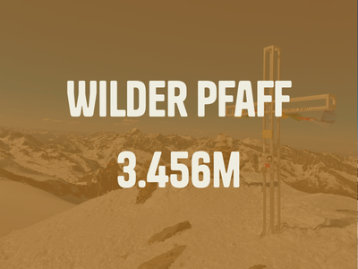 Wilder Pfaff, 3456m